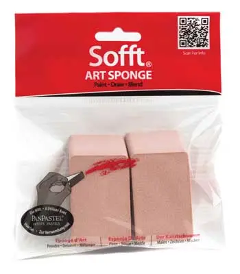 Sofft Art Sponges  -- Soft Angle Pkg. 2 (574-61031) 1