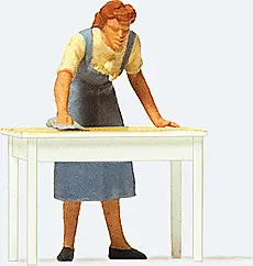 Housewife Cleaning The Table (590-28134) 1