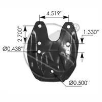 1984-1993 Dodge 1/2 Ton, 3/4 Ton - Rear Of Rear Dodge Hanger 1