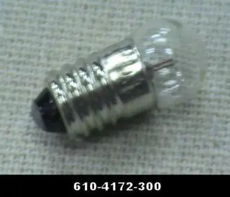 Lionel Lamp / 4.8V 0.1A / Clear / Screw Base (6104172300) 1