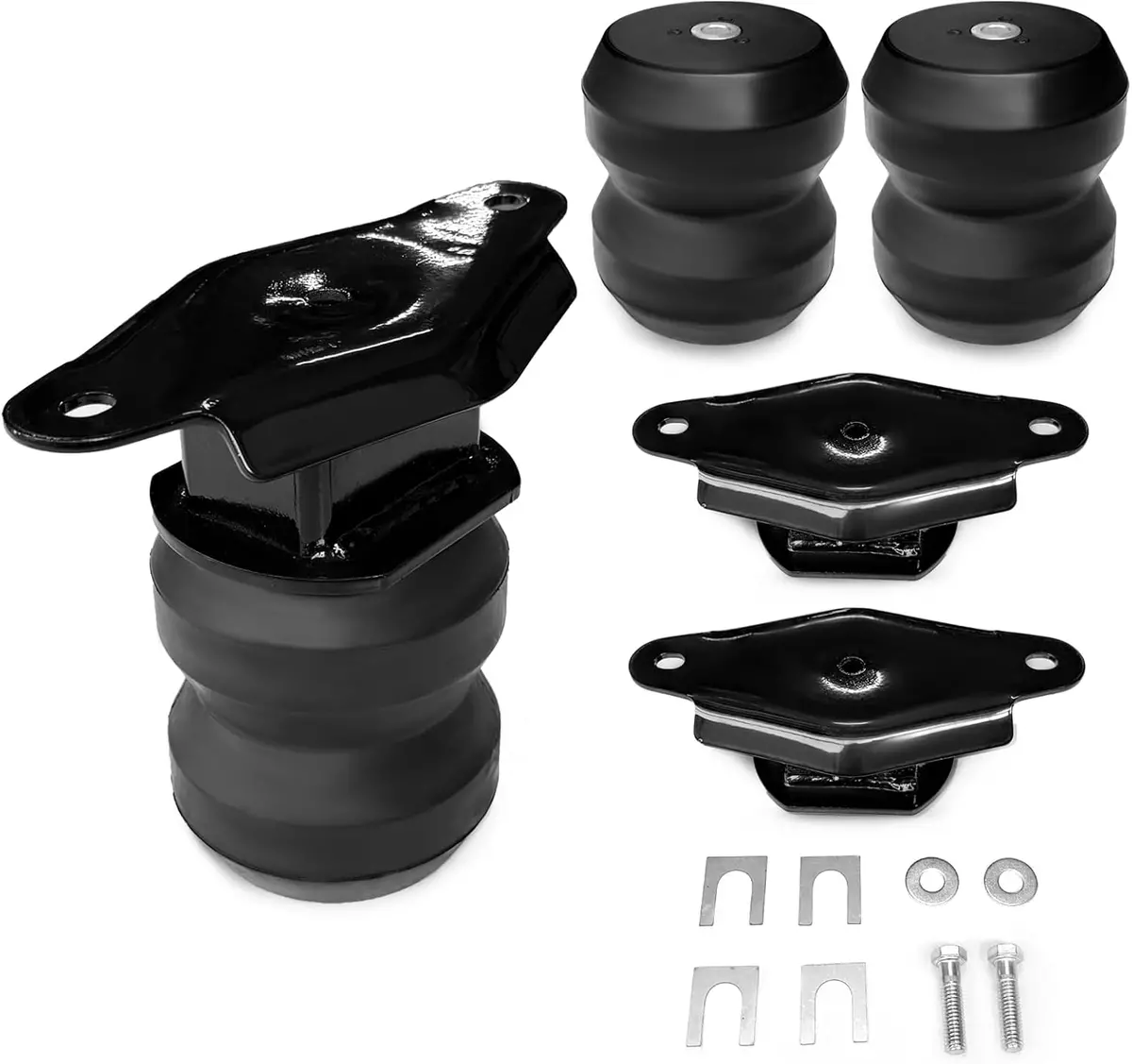 Vigor Rear Rubber Helper Suspension Springs Kits 2017-2025 F250 Super Duty Fr250sdj 1