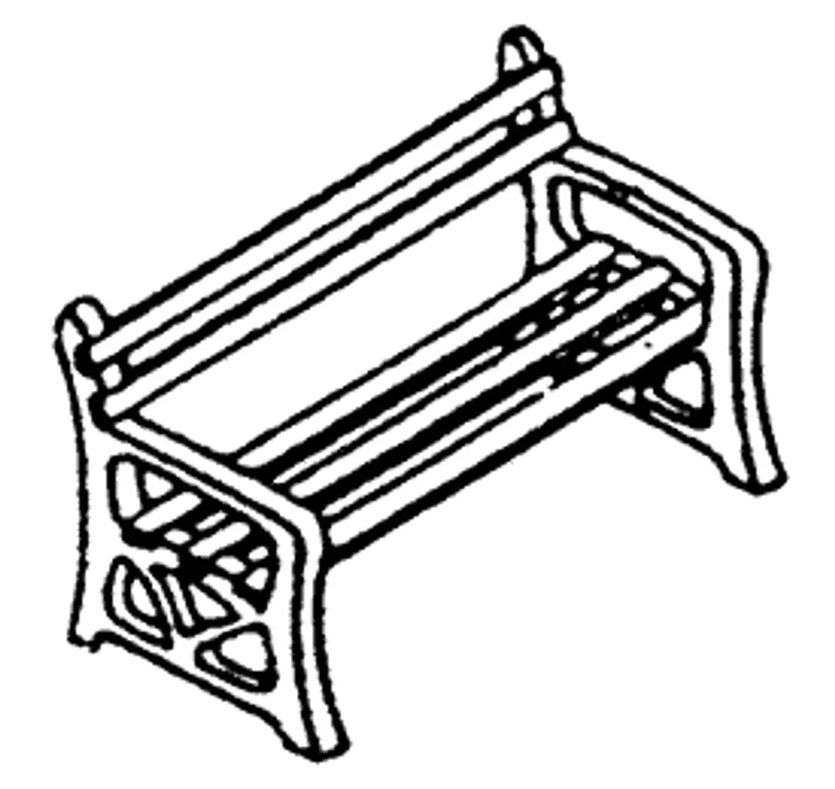 Scale Structures Cast Iron Benches (650-2493) 1