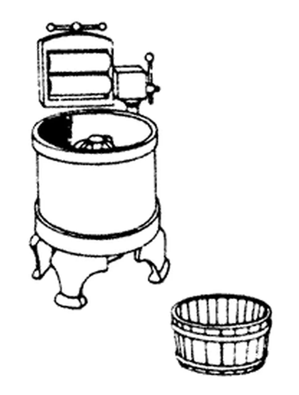 Ss Ltd Laundry  Machine Kit & Laundry Clothes Basket (650-5111) 1