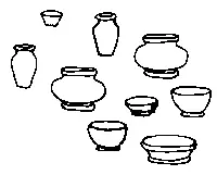 Ss Ltd Interior Accessories Set (Unpainted) Set #1 Bowls, Vases Etc. (650-5141) 1