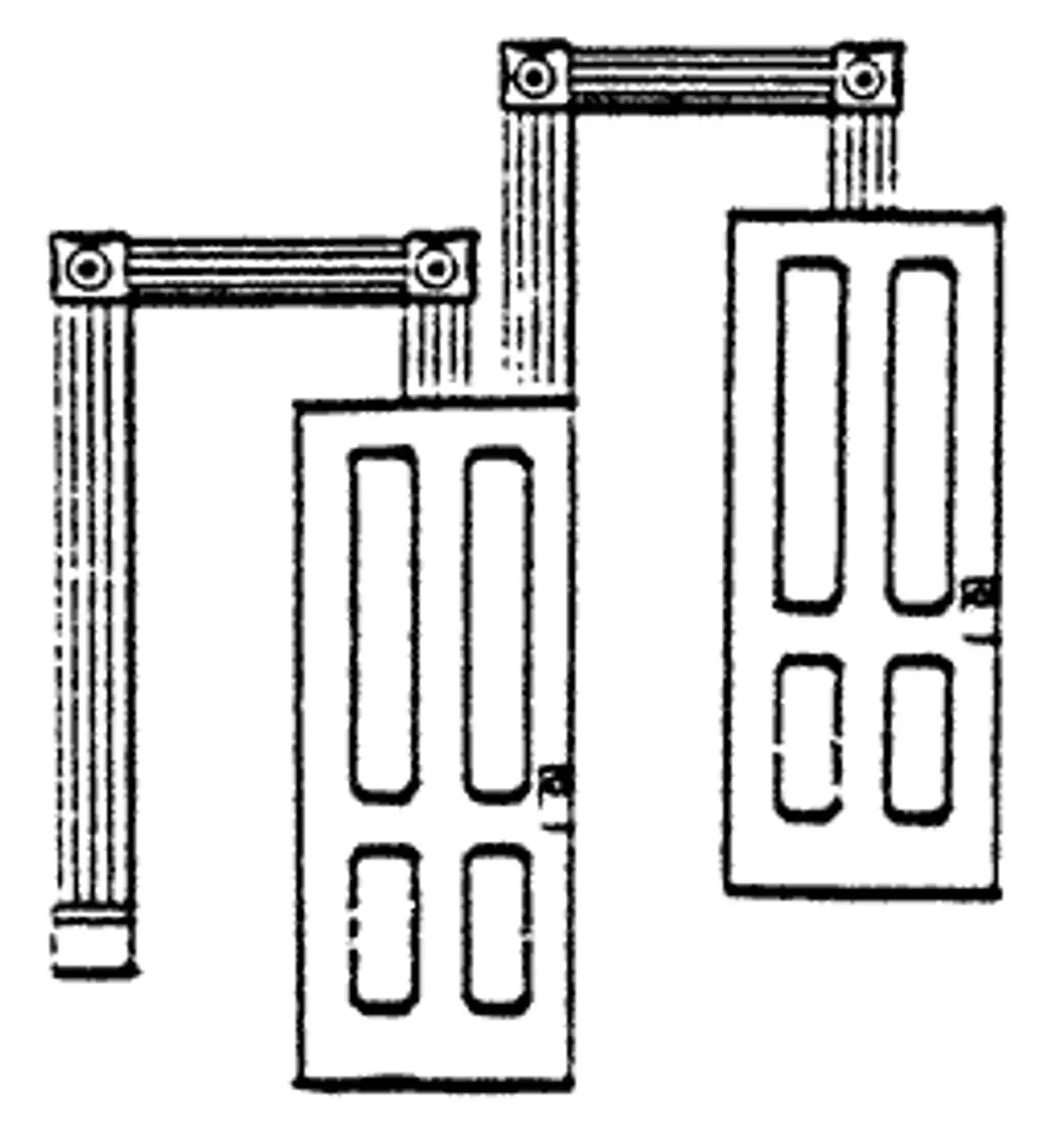Ss Ltd Interior Door Frame With Insert Panel Door Kit   (650-5151) 1