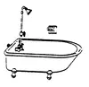 Ss Ltd Bathtub, Shower Head, Soap Dish (650-5153) 1