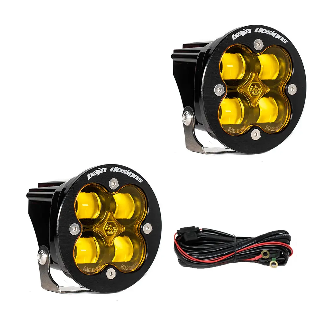Squadron-R Sae Led Auxiliary Light Pod Pair (Amber Lens) 1