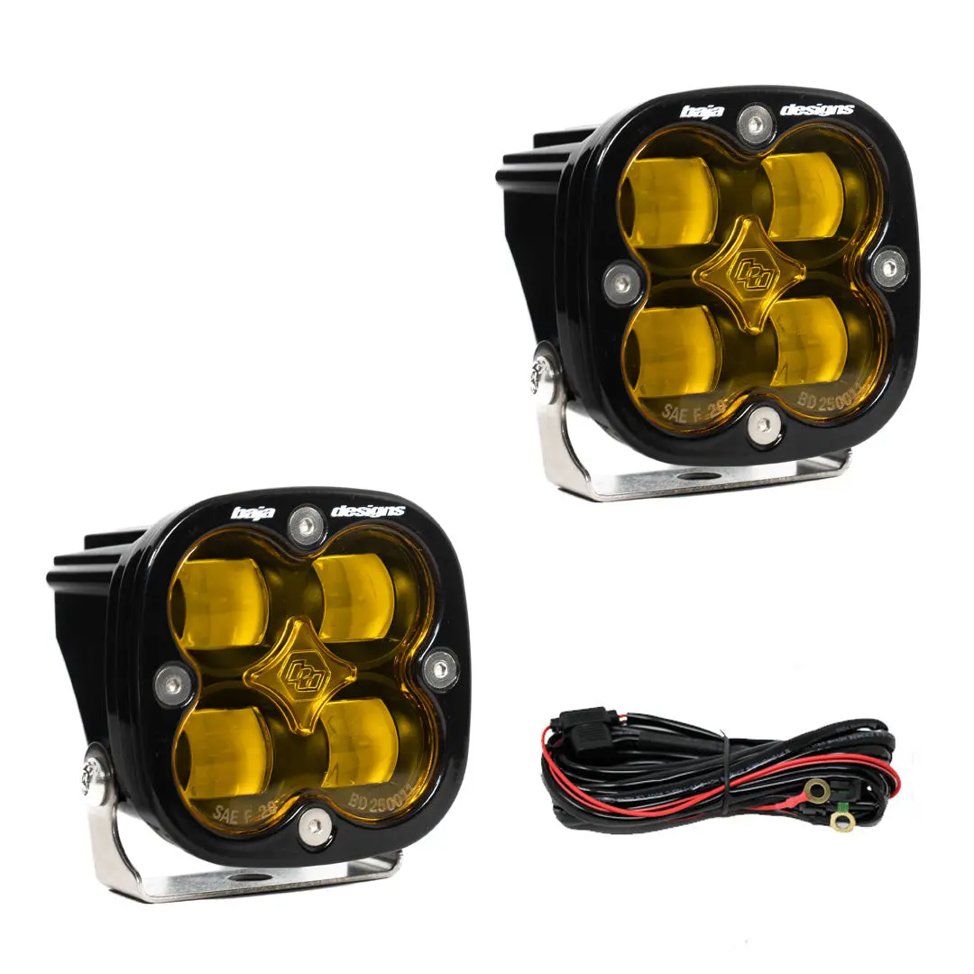 Squadron Sae Led Auxiliary Light Pod Pair (Amber Lens) 1