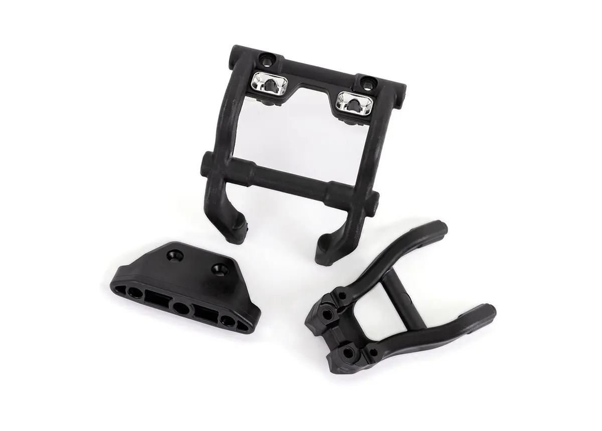Traxxas Wheelie Bar Mount/Skidplte Blk   (Tra6777x 1