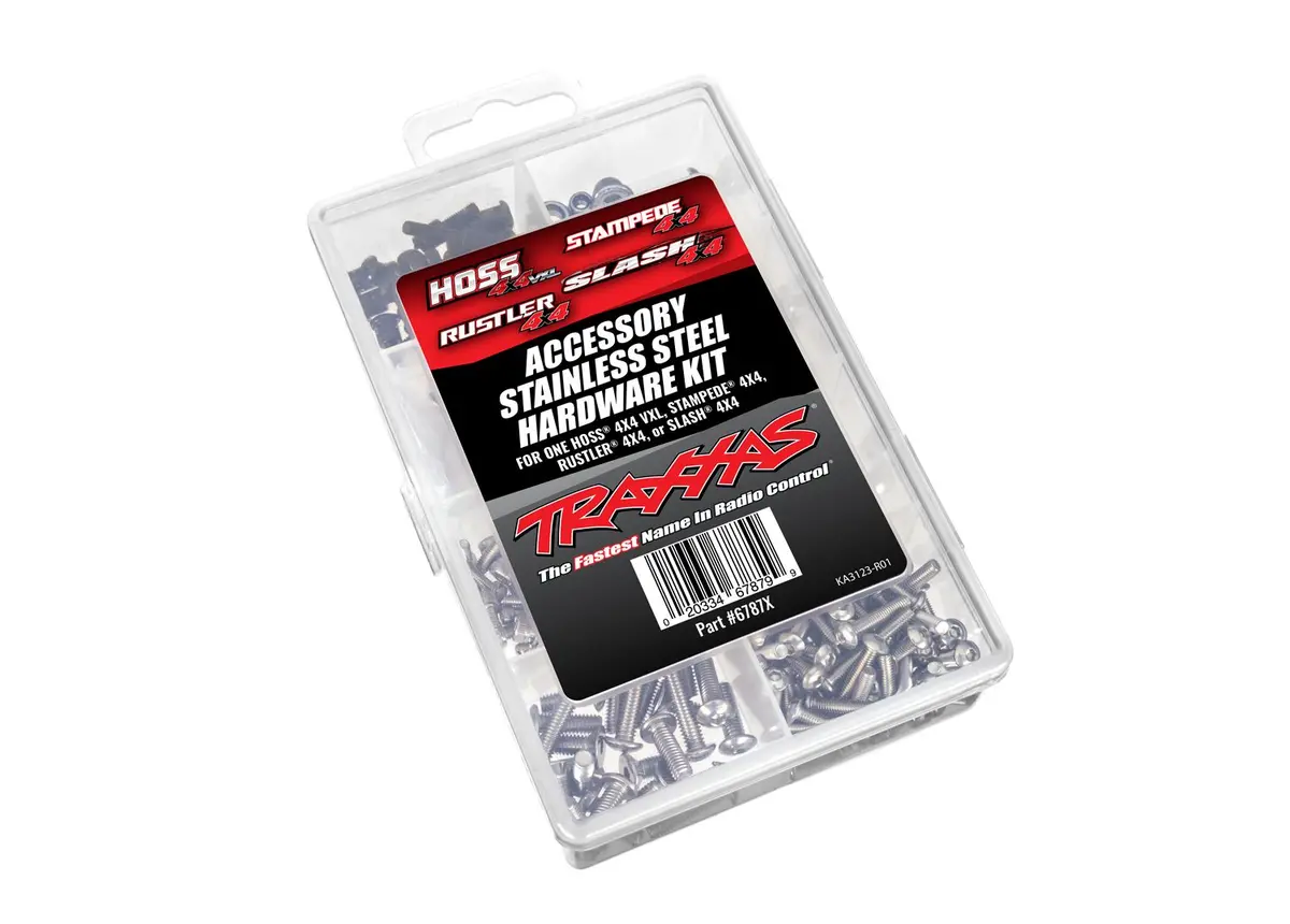 Traxxas 4X4 Stainless Steel Hardware Kit   (Tra6787x) 1