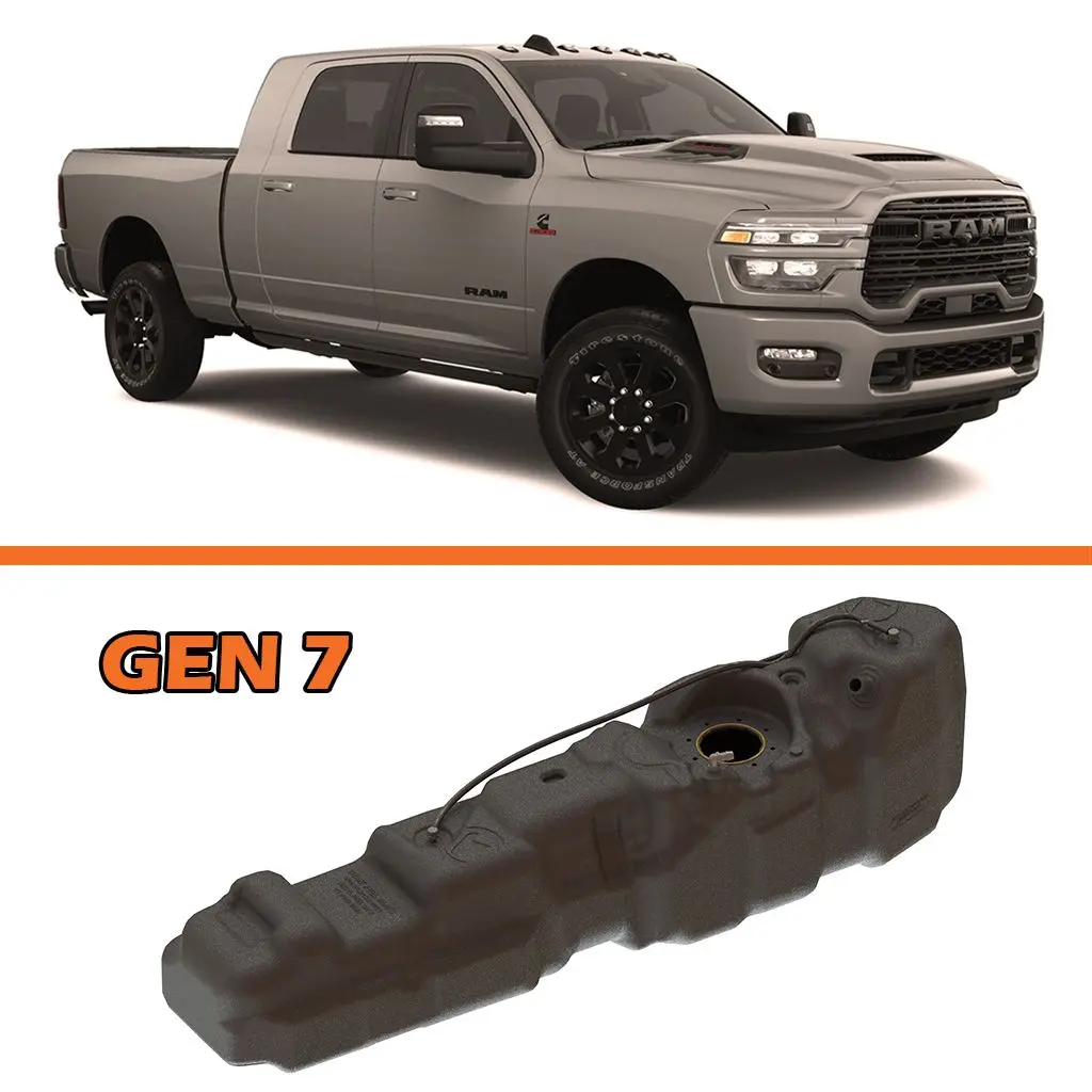 Titan Tanks 2025+ Dodge Ram Mega Cab, Short Bed Cummins Diesel Xxl Gen 7 Fuel Tank 1