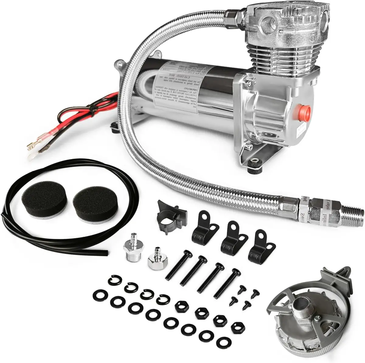 Vigor Air Suspension Compressor Kit 200 Psi For Air Ride Systems - Oem 7Z7009 1
