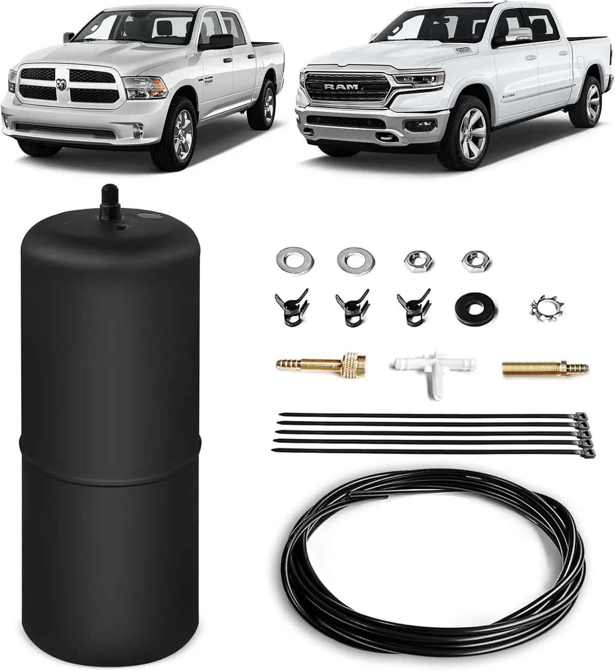 Vigorlift 1000Hd Rear Air Suspension Spring Kit | Ram 1500/1500 Classic 2009-2023 | Vigor Oem 60818Hd 1