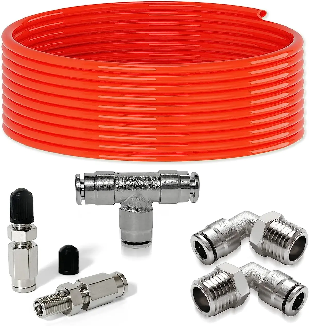 Vigor Air Line Service Kit For Firestone & Air Lift Suspension - 20Ft Hose, 1/4" Od, Oem 7X1247 1