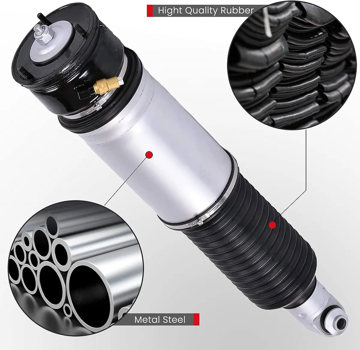 Vigor Air Shock Absorber Rear For Bmw 7 Series E65/E66 2002-2008 - Oem 37126785537 1