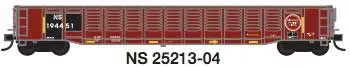 Trainworx Norfolk Southern #4 (Ex-Missouri Pacific, Restenciled; Boxcar Red) (744-2520736) 1