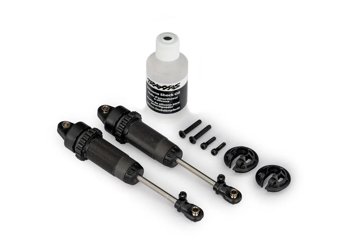 Traxxas  1/10 Gray Composite Xx-Long Gtr Shocks (2) - Gray   (Tra7462-Gray) 1