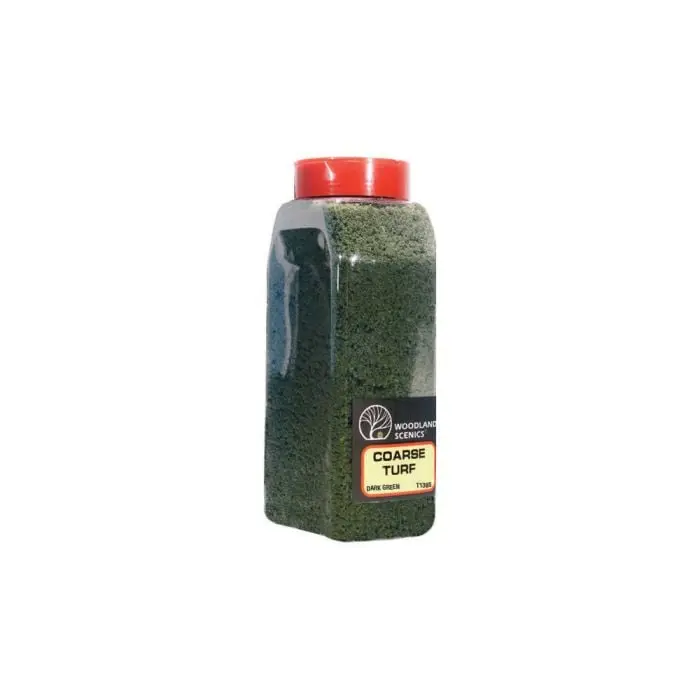 Woodland Scenics Turf Shaker Dark Green 32 Oz.  (785-1365) 1