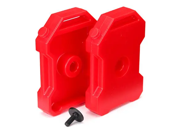 Traxxas Fuel Canisters (Red) (2)/ 3X8 Fcs (1) (Tra8022) 1