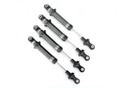Traxxas Trx-4 Gts Aluminum Long Arm Shocks (Silver) (4)   (Tra8160) 1