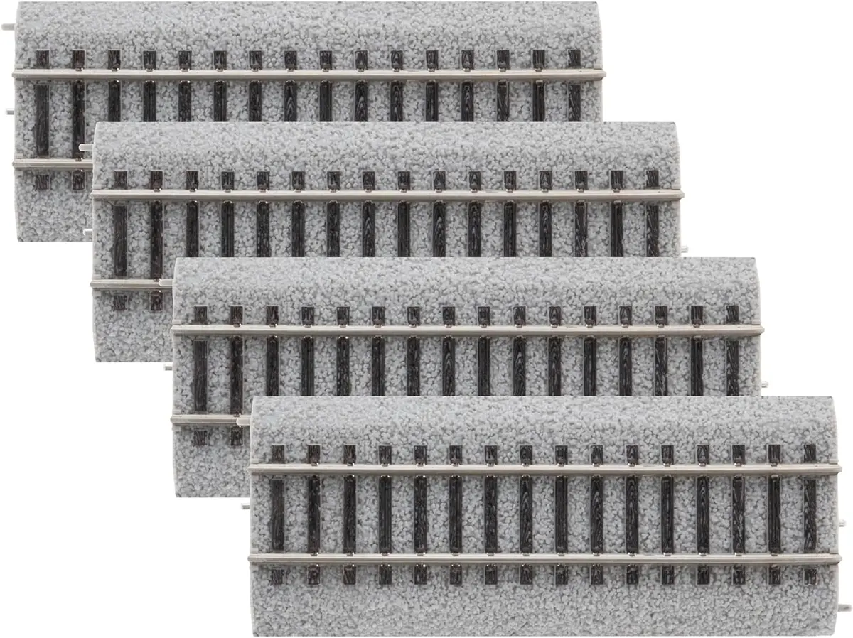Lionel 4.5" Straight Magnelock Track 4-Pack, Ho Scale   (Lnl8768044) 1