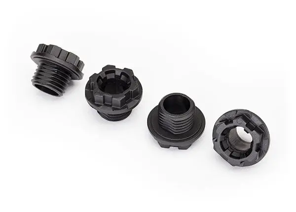 Traxxas Trx-4 Traxx Stub Axle Nut (Black) (4)    (Tra8886) 1