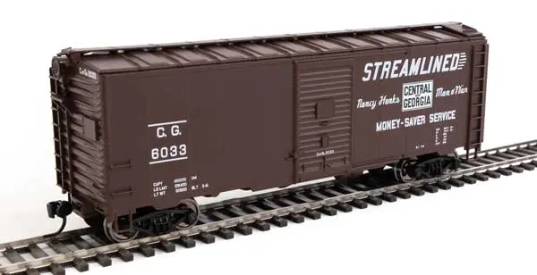 Walthers 40' Aar Modified 1937 Boxcar - Ready To Run -- Central Of Georgia #6033   (910-2730) 1