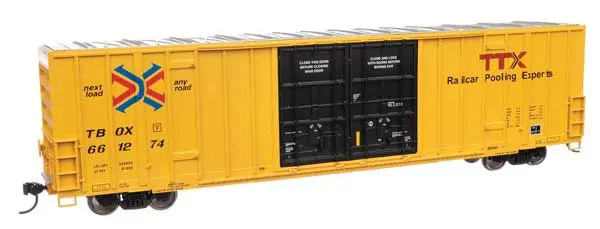 Walthers 60' High Cube Plate F Boxcar - Ttx #661274  (910-3044) 1