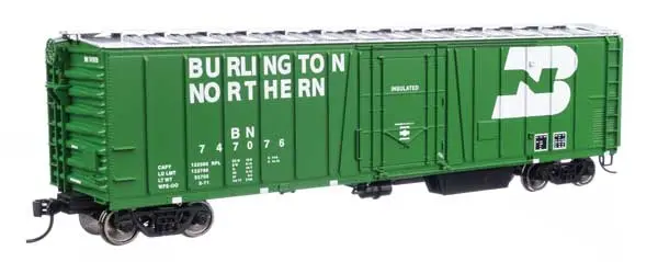 Walthers 50' Aar Mechanical Refrigerator Car - Ready-To-Run -- Burlington Northern #747076  (910-3778) 1