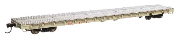 Walthers 60' Pullman-Standard Flatcar - Ready To Run -- Soo Line #5120   (910-5407) 1