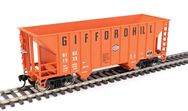 Walthers 34' 100-Ton 2-Bay Hopper - Ready To Run -- Gifford Hill Gihx #1535   (910-56600) 1