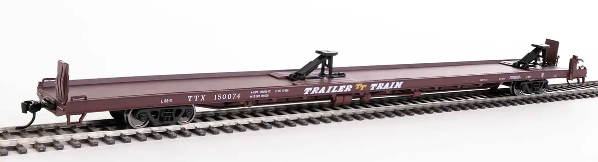Trailer-Train #150074 (1960S Brown, 40' Trailer Service)   (910-9712) 1