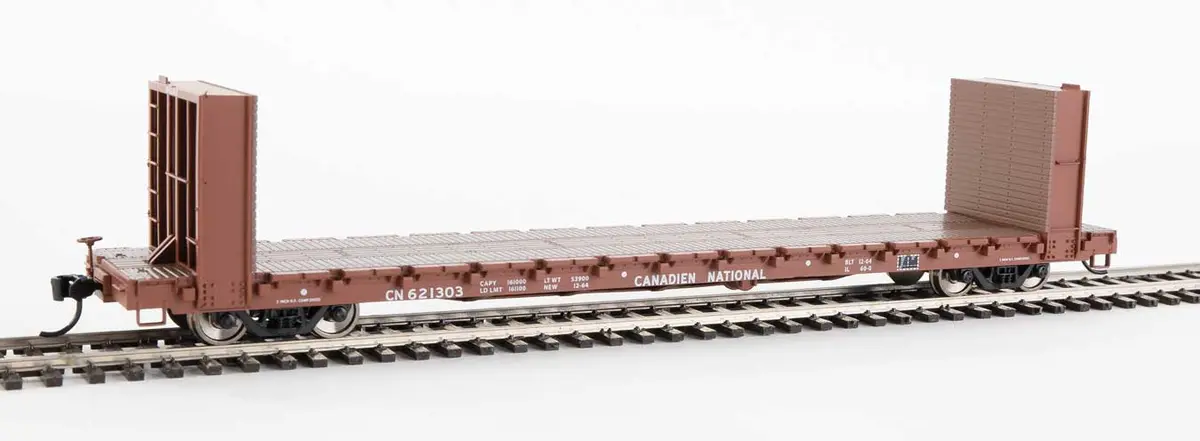Walthers 60' Pullman-Standard Bulkhead Flatcar (48' Il) - Ready To Run  (910-5801) 1