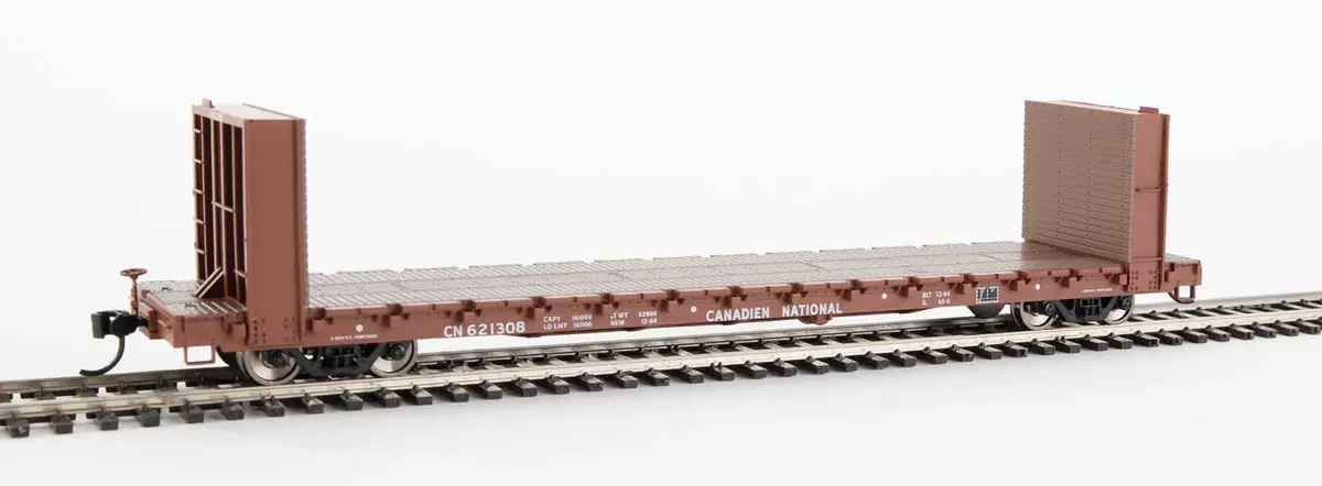 Walthers 60' Pullman-Standard Bulkhead Flatcar (48' Il) - Ready To Run  (910-5803) 1