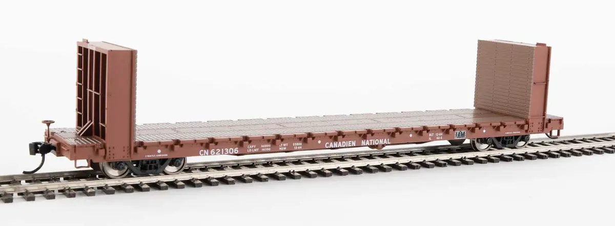 Walthers 60' Pullman-Standard Bulkhead Flatcar (48' Il) - Ready To Run  (910-5804) 1