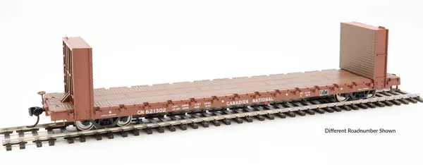 Walthers 60' Pullman-Standard Bulkhead Flatcar (48' Il) -- Canadian National #621311  (910-5836) 1