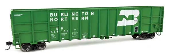 Walthers 61' Wood Chip Gondola - Ready To Run -- Burlington Northern #587136   (910-6105) 1