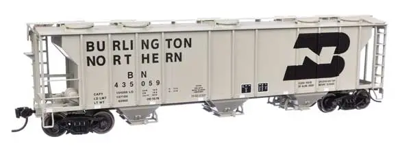 Walthers 50' Pullman-Standard Ps-2 2893 3-Bay Covered Hopper - Burlington Northern #435059  (910-7042) 1