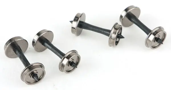 Walthers 33" Turned Metal Rp-25 Wheelsets -- With Plastic Axles Pkg(12)   (920-2301) 1