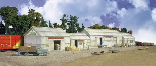 Walthers Clayton County Lumber -- Kit   (933-2911) 1