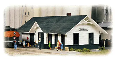 Walthers Clarkesville Depot -- Kit - 5-1/4 X 2 X 1-7/8" 13.3 X 5 X 4.7Cm  (933-3240) 1