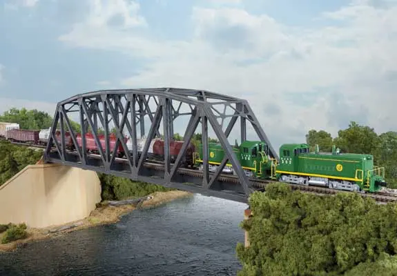 Walthers Single-Track Arched Pratt Truss Bridge (933-3870) 1