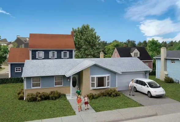 Walthers Ranch House With Attached 2-Car Garage (933-4155) 1