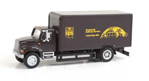 Walthers International(R) 4900 Single-Axle Box Van - Assembled --  Ups    (949-11293) 1