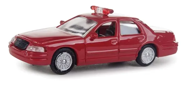 Walthers Ford(R) Crown Victoria Police Interceptor -- Fire Command Decals (Red, Nonworking Lights)   (949-12020) 1