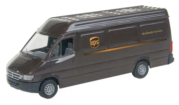 Walthers Ups(R) Delivery Van -- Modern Shield Logo   (949-12200) 1