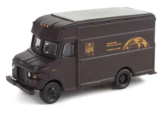 Walthers Ups Package Car -- United Parcel Service Bow Tie Shield Logo   (949-14000) 1