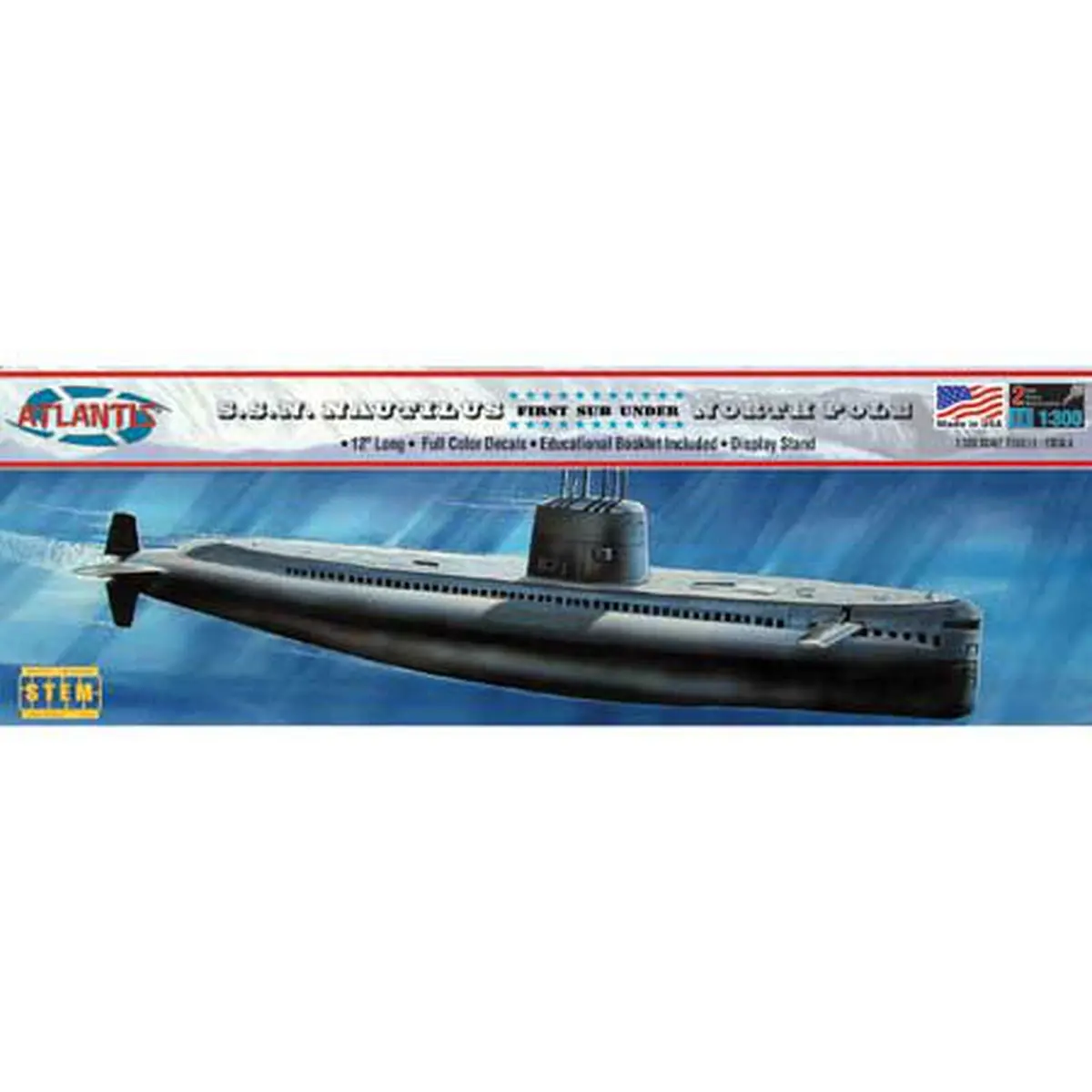 Atlantis Ssn 571 Nautilus Submarine  (Aanl750) 1