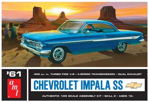 Amt 1/25 1961 Chevrolet Impala Ss - (Amt1013) 1