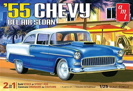 Amt 1/25 1955 Chevy Bel Air Sedan (Amt1119) 1